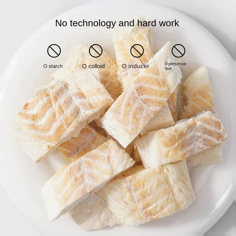 Pet cat snacks freeze-dried cod pieces nutrition fattening bag